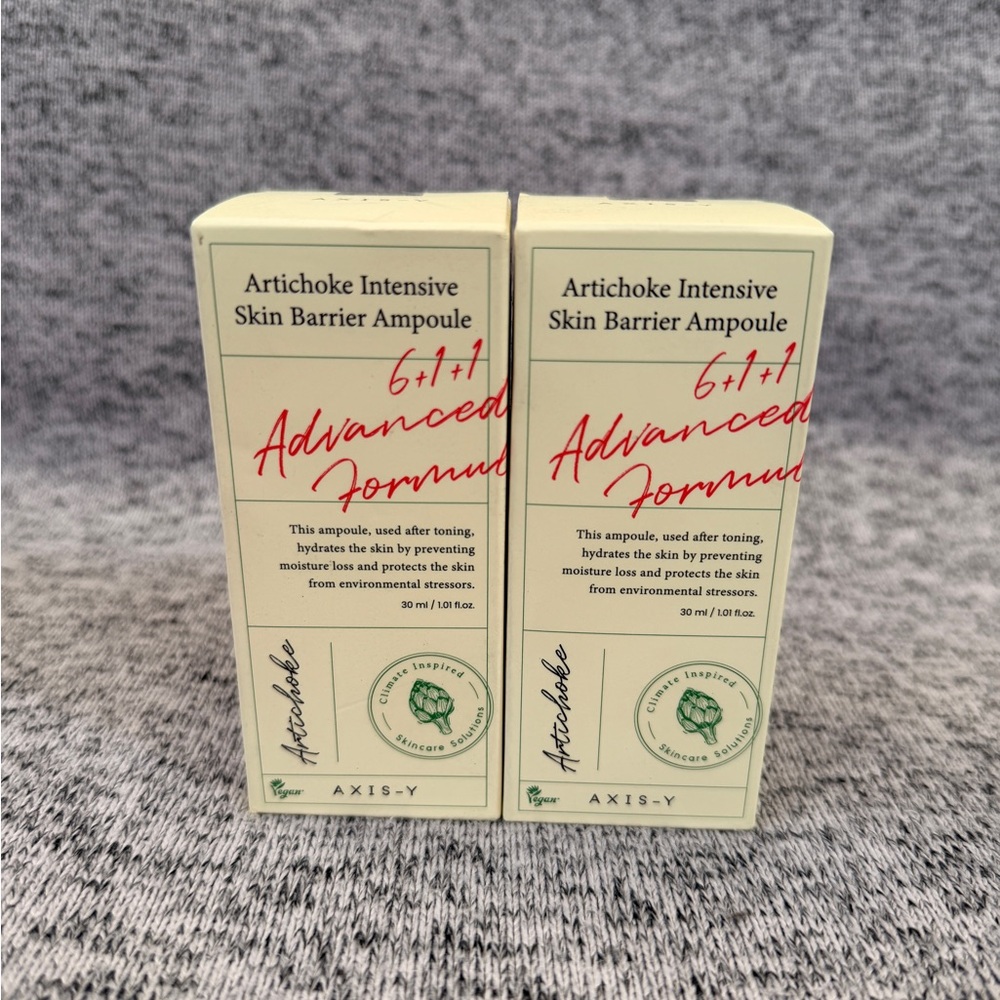 2 Pack [AXIS-Y] Artichoke Intensive Skin Barrier Ampoule 30ml